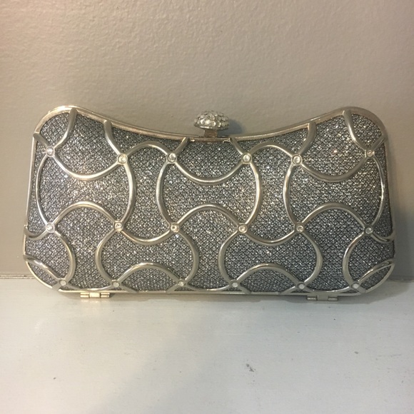 Handbags - Small Silver Evening Bag